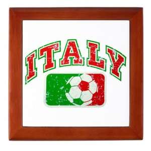   Mahogany Italy Italian Soccer Grunge   Italian Flag 