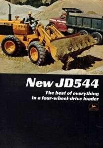 1968 John Deere 544 Tractor Loader Original Color Ad  