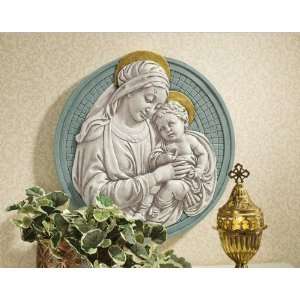  Mary Mother Jesus Child Wall Sculpture Decor Inspired By Italy 