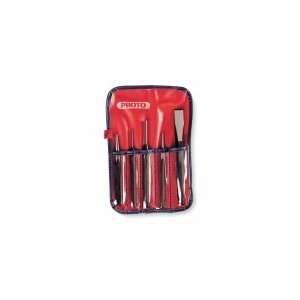 PROTO J3 Punch and Chisel Set w/Pouch,5 Pc