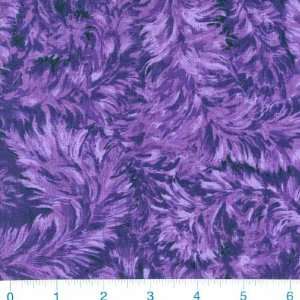  45 Wide Red Hot Mamas Purple Boa Fabric By The Yard 