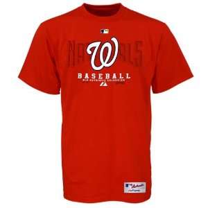  Majestic Washington Nationals Red Dedication T shirt 