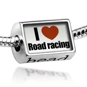  Beads I Love Road racing   Pandora Charm & Bracelet 