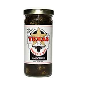 Taste of Texas Sweet and Hot Jalapenos, Case of 12 (8 oz. Jars)