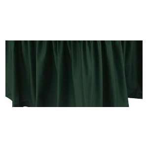 Mainstays, 180 Thread Count Full Size Bedskirt, Forest Night Green 