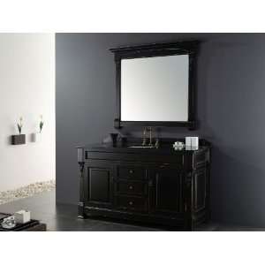  60 Single Black Finish Bathroom Vanity by James Martin w 