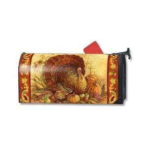  Turkey Time Thanksgiving Magnetic Mailbox Cover