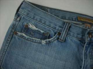 Abercrombie & Fitch A&F Flare Leg Distresesd Denim Jeans Womens Pant 