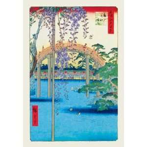 Exclusive By Buyenlarge Grounds of the Kameido Tenjin Shrine 28x42 