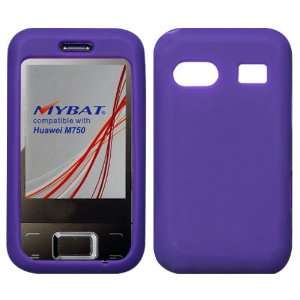  HUAWEI M750 PURPLE SOLID SILICONE SKIN RUBBER SOFT CASE 
