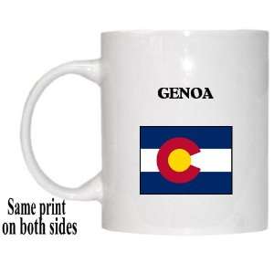  US State Flag   GENOA, Colorado (CO) Mug 