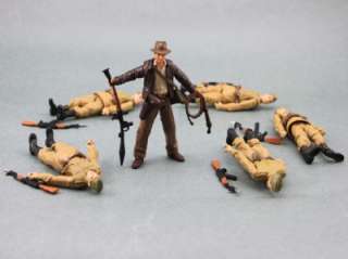   New Lot 5 Pcs Russian Soldiers & Indiana Jones 3 3/4 Inches Figures N9
