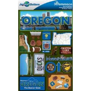  Jetsetters Oregon Die Cut Stickers Arts, Crafts & Sewing