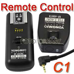 RF602 Wireless Remote Flash Trigger Pentax K10D K200D  