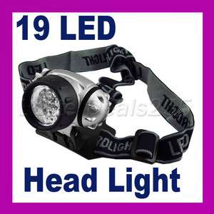 New 19 LED Head Lamp Camp Light Torch Headlight Outdoor  