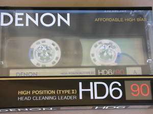 DENON HD6 90 CASSETTE TAPE LOT INCLUDES FREE JAZZ CD  