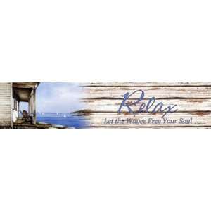    Relax Poster by John Rossini (18.00 x 4.00)