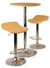 kallie modern round pub dining table swivel stool set pedestal