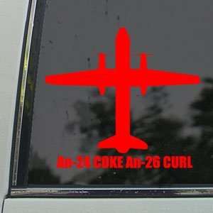  An 24 COKE An 26 CURL Red Decal Military Soldier Red 