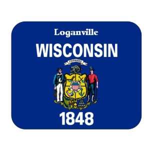  US State Flag   Loganville, Wisconsin (WI) Mouse Pad 
