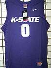 KANSAS STATE Wildcats Mens Basketball Jersey by Nike sz XL, Purple 