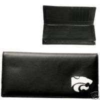 Kansas State Wildcats KSU Leather Checkbook Wallet  