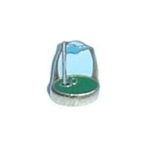  Golf Tee Floating Charm for Heart Lockets Jewelry