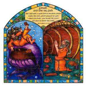  Jonah and the Big Fish Wooden Scripture Puzzle By Melissa 