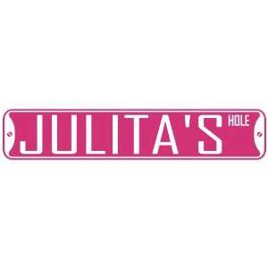   JULITA HOLE  STREET SIGN