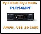 Pyle PLR14MPF In Dash AM/FM/ Shaft Style Radio NEW