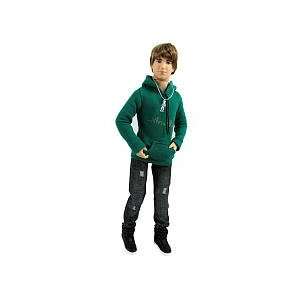  Justin Bieber Real Hairstyle Doll   Green Hoodie and Jeans 
