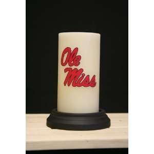  Ole Miss Rebels Flame Less Candle With Timer