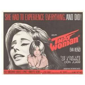  That Woman Original Movie Poster, 28 x 22 (1966)