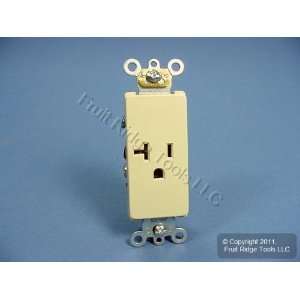  Leviton Ivory Decora COMMERCIAL Receptacle Single Outlet 