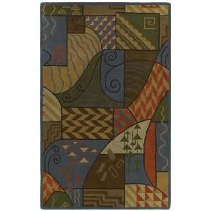  Kaleen Kanha Malawi 6601 Blue 17 5 X 7 9 Area Rug 