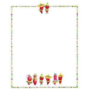  New Chili Peppers Letterheads Case Pack 1   397956 