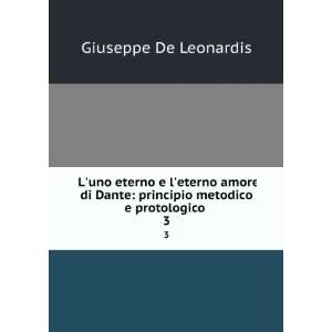    principio metodico e protologico . 3 Giuseppe De Leonardis Books