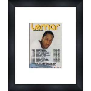  LEMAR UK Tour 2004   Custom Framed Original Ad   Framed 