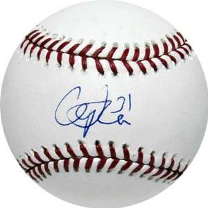  Cliff Lee Autographed MLB Baseball