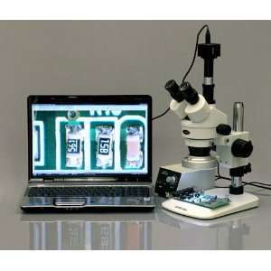 90X Stereo Microscope w/ Aluminum 80 LED Light and 3M Color 