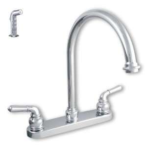  Ldr 950 33124CP Exquisite Double Handle Kitchen Faucet 