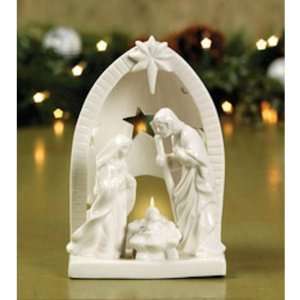  New   Tabletop Nativity Tealight Holder Case Pack 2 by DDI 