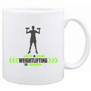  New  Lifes A Game . Weightlifting Is Serious  Mug 