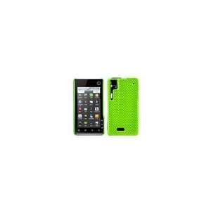   XT701 Green Latticed Back Protector Cover Cell Phones & Accessories