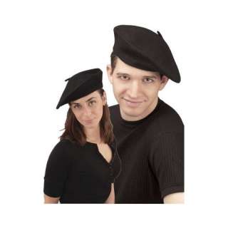 New Mens Womens Black French Beret Artist Costume Hat Clothing