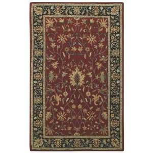  Capel Kingship 3031 Crimson Charcoal 530 5 x 8 Area Rug 