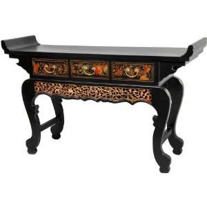  Black Lacquer Altar Table