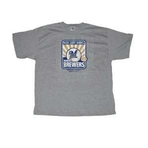  Stitches Athletic Gear Milwaukee Brewers Adult T Shirt 