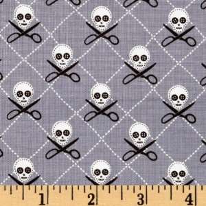  44 Wide Michael Miller Knitty Gritty Quilt Pirates Gray 