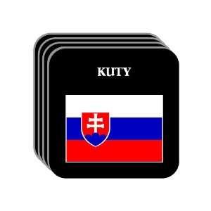 Slovakia   KUTY Set of 4 Mini Mousepad Coasters